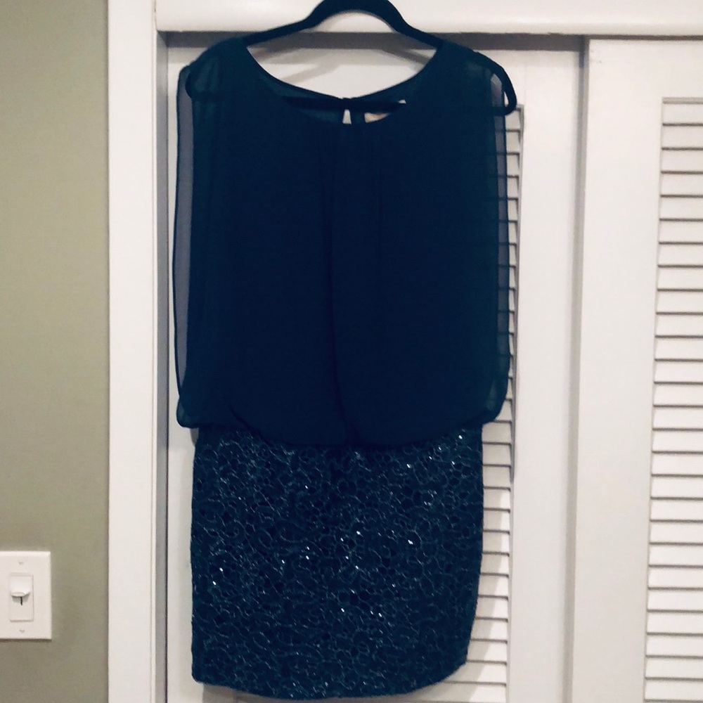 NWT blue cocktail dress size 10